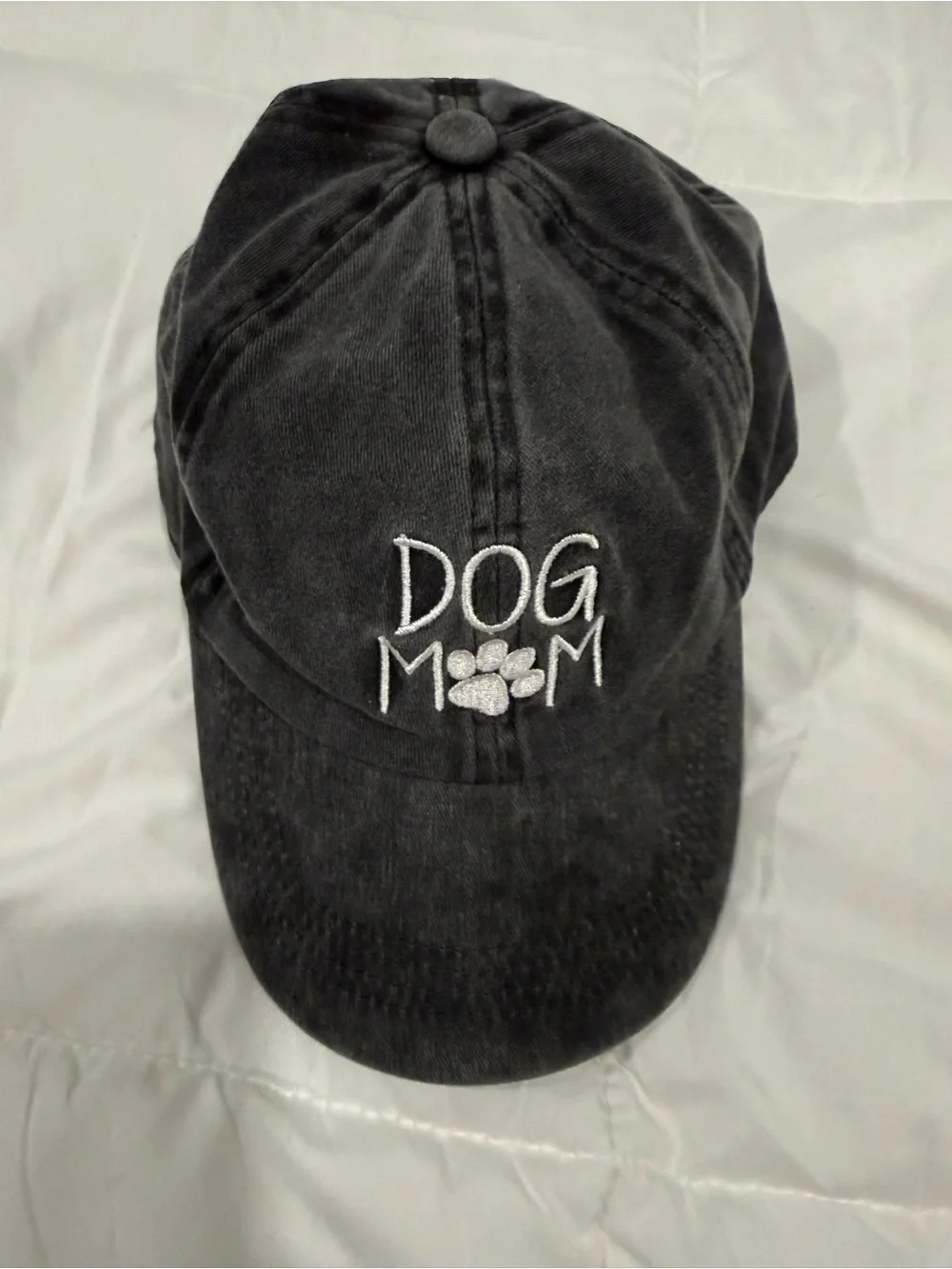 David & Young “Dog Mom” Baseball Hat in Charcoal